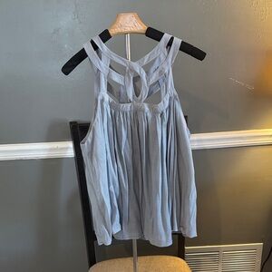 Wishlist Light Blue Strappy Tank Top